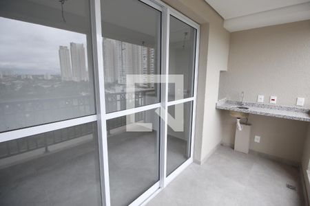 Varanda da Sala de apartamento para alugar com 3 quartos, 77m² em Vila Suzana, São Paulo