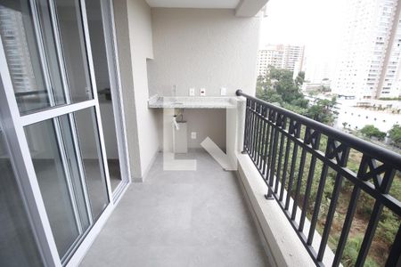 Varanda da Sala de apartamento para alugar com 3 quartos, 77m² em Vila Suzana, São Paulo