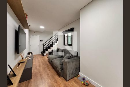 Sala de apartamento à venda com 2 quartos, 86m² em Vila Camilópolis, Santo André