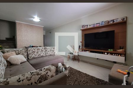 Sala de casa à venda com 3 quartos, 110m² em Jardim Santo Antônio, Santo André