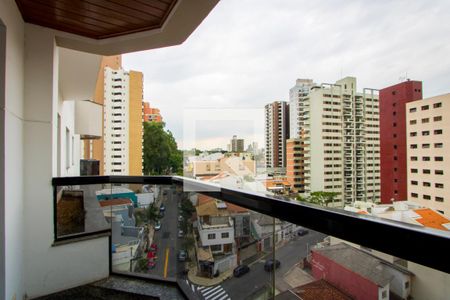 Varanda da sala de apartamento à venda com 3 quartos, 170m² em Vila Bastos, Santo André