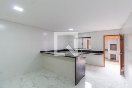 Sala e Cozinha Integrada  de casa para alugar com 3 quartos, 140m² em Vila Marieta, São Paulo