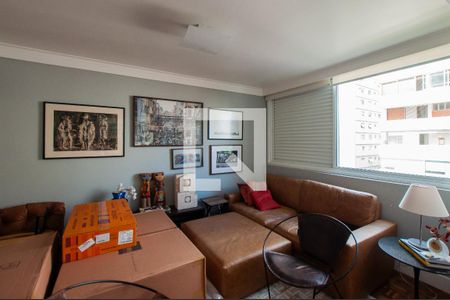 Sala de TV de apartamento à venda com 4 quartos, 191m² em Jardim Paulista, São Paulo