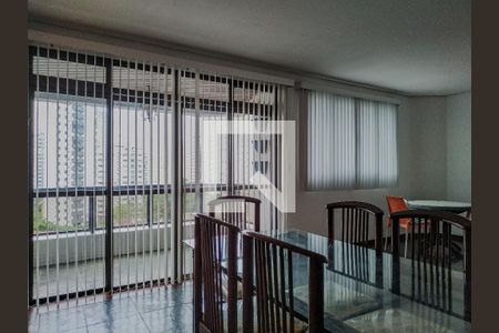 Sala de apartamento para alugar com 3 quartos, 118m² em Barra Funda, Guarujá