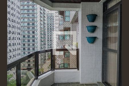 Varanda da Sala de apartamento para alugar com 3 quartos, 118m² em Barra Funda, Guarujá