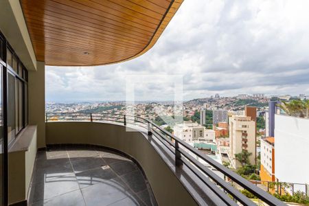 varanda de apartamento à venda com 4 quartos, 257m² em Buritis, Belo Horizonte
