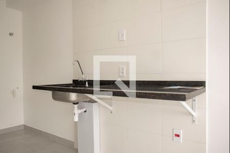 Cozinha de kitnet/studio para alugar com 1 quarto, 26m² em Vila Clementino, São Paulo