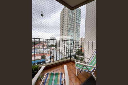 Varanda da Sala de apartamento para alugar com 2 quartos, 70m² em Vila Alexandria, São Paulo