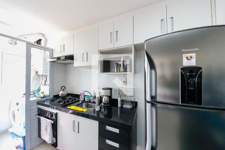 Cozinha de apartamento à venda com 1 quarto, 35m² em Quinta da Paineira, São Paulo