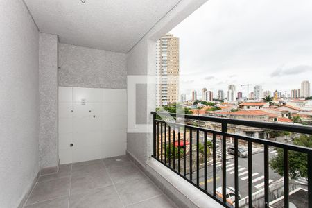 Varanda e Área de Serviço de apartamento à venda com 2 quartos, 45m² em Vila Carrao, São Paulo