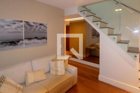 Sala  de apartamento à venda com 3 quartos, 166m² em Leblon, Rio de Janeiro