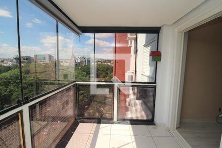 Varanda da Sala de apartamento à venda com 3 quartos, 95m² em Menino Deus, Porto Alegre