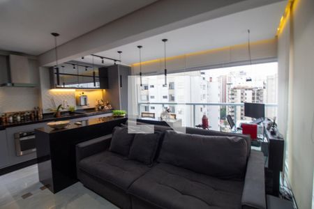 Sala de apartamento para alugar com 1 quarto, 42m² em Santo Amaro, São Paulo