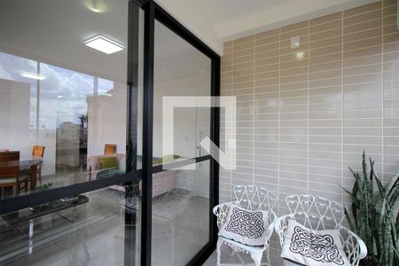 Varanda da Sala de apartamento à venda com 4 quartos, 100m² em Cidade Nova, Belo Horizonte