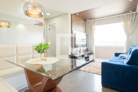 Sala de apartamento à venda com 2 quartos, 56m² em Conjunto Residencial Pombeva, São Bernardo do Campo