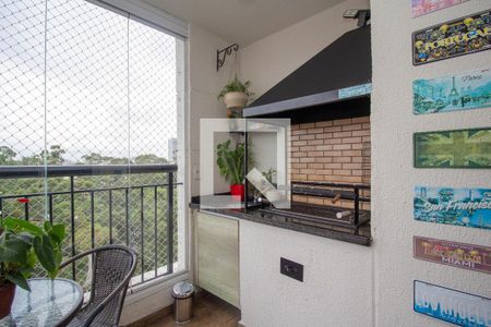 Varanda gourmet de apartamento à venda com 2 quartos, 81m² em Vila Amélia , São Paulo