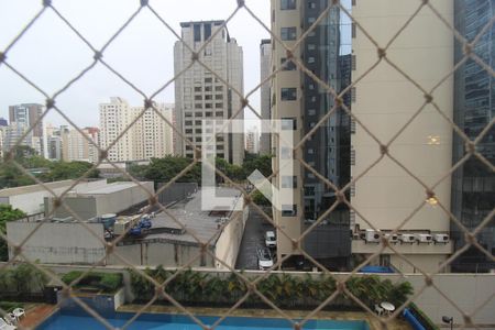 Vista da Sala de apartamento para alugar com 3 quartos, 103m² em Indianópolis, São Paulo