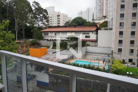 Vista da Varanda de apartamento à venda com 1 quarto, 41m² em Vila Andrade, São Paulo