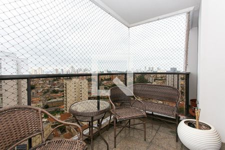 Varanda da Sala de apartamento à venda com 3 quartos, 155m² em Chácara Santo Antônio (zona Leste), São Paulo