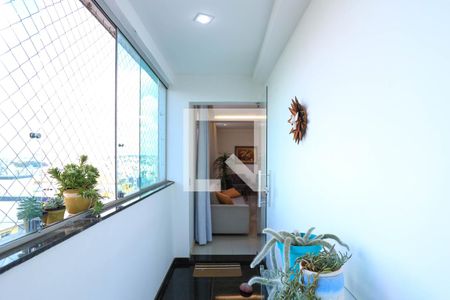 Varanda gourmet de apartamento para alugar com 3 quartos, 110m² em União, Belo Horizonte