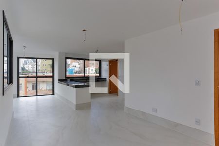 Sala de apartamento à venda com 3 quartos, 101m² em Anchieta, Belo Horizonte