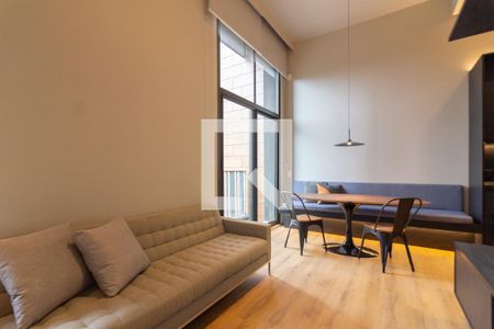 sala de apartamento para alugar com 1 quarto, 40m² em Pinheiros, São Paulo