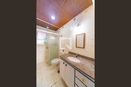 Banheiro de apartamento à venda com 3 quartos, 89m² em Centro, Santo André