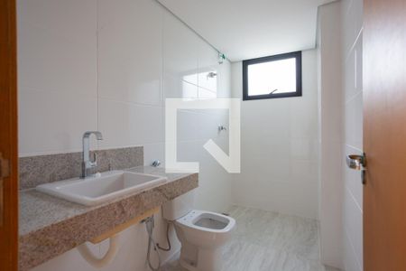 Banheiro da Suíte 1 de apartamento à venda com 3 quartos, 95m² em Anchieta, Belo Horizonte