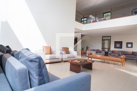 sala de visitas de casa de condomínio à venda com 6 quartos, 900m² em Bosque Residencial do Jambreiro, Nova Lima