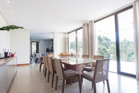 Sala de Jantar de casa de condomínio à venda com 6 quartos, 900m² em Bosque Residencial do Jambreiro, Nova Lima