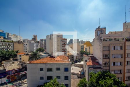 Vista da Varanda de kitnet/studio à venda com 1 quarto, 30m² em Vila Buarque, São Paulo