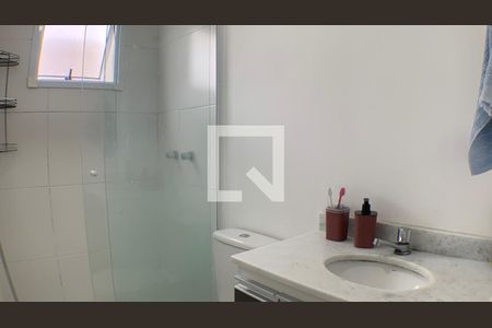 Banheiro da Suite 1 de apartamento à venda com 2 quartos, 55m² em Vila Independencia, São Paulo