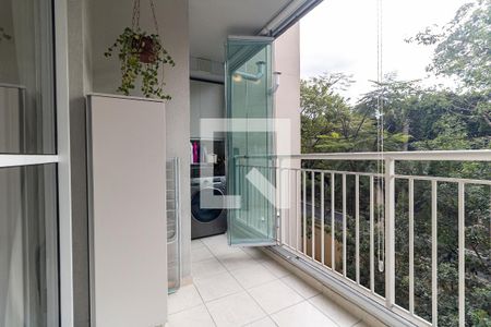 Varanda da Sala de apartamento para alugar com 3 quartos, 63m² em Jardim Celeste, São Paulo