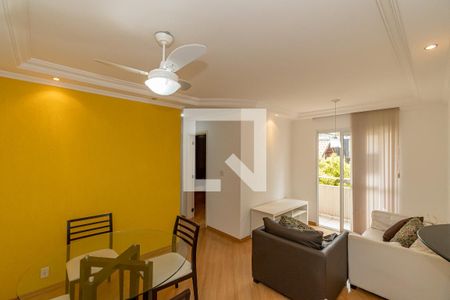 Sala de Estar/Jantar de apartamento à venda com 2 quartos, 75m² em Mansões Santo Antônio, Campinas