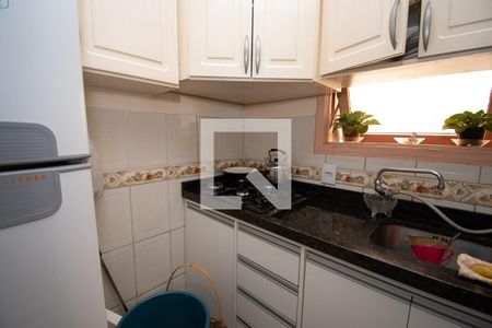 cozinha de apartamento à venda com 1 quarto, 45m² em Scharlau, São Leopoldo