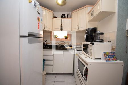 cozinha de apartamento à venda com 1 quarto, 45m² em Scharlau, São Leopoldo