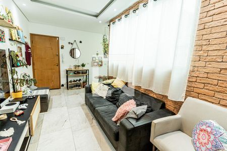 Sala de apartamento à venda com 2 quartos, 103m² em Campestre, Santo André