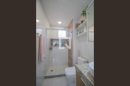 Banheiro da Suíte de apartamento à venda com 5 quartos, 160m² em Recreio dos Bandeirantes, Rio de Janeiro