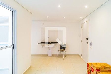 Sala de apartamento para alugar com 1 quarto, 33m² em Jardim Trussardi, São Paulo