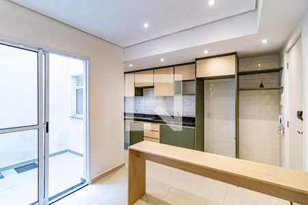 Sala de apartamento para alugar com 1 quarto, 33m² em Jardim Trussardi, São Paulo