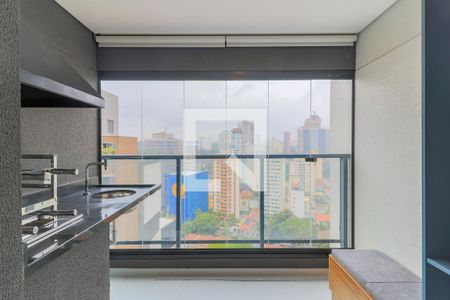 Varanda Gourmet de apartamento para alugar com 2 quartos, 61m² em Jardim das Acacias, São Paulo