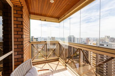 Varanda da Sala de apartamento à venda com 4 quartos, 315m² em Jardim, Santo André