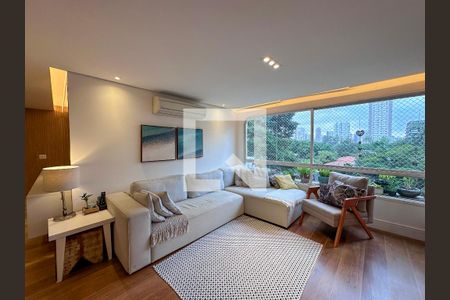 Sala de apartamento à venda com 3 quartos, 125m² em Cidade Monções, São Paulo
