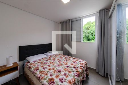 Quarto 1 de apartamento para alugar com 2 quartos, 52m² em Estoril, Belo Horizonte