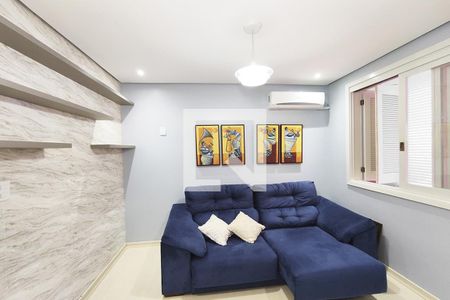 Sala de Estar de apartamento para alugar com 1 quarto, 50m² em Centro, São Leopoldo