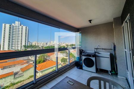 Varanda da sala de apartamento à venda com 1 quarto, 65m² em Ipiranga, São Paulo