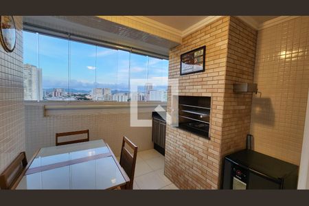 Varanda gourmet de apartamento para alugar com 2 quartos, 84m² em Vila Belmiro, Santos