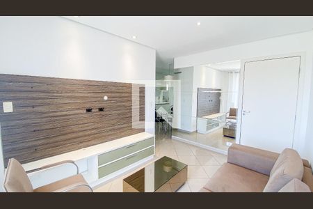 Sala de apartamento para alugar com 3 quartos, 75m² em Jardim, Santo André