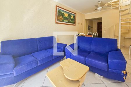 Sala de apartamento para alugar com 3 quartos, 220m² em Jardim Belmar, Guarujá