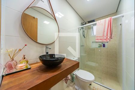 Banheiro de apartamento à venda com 3 quartos, 198m² em Vila Alice, Santo André